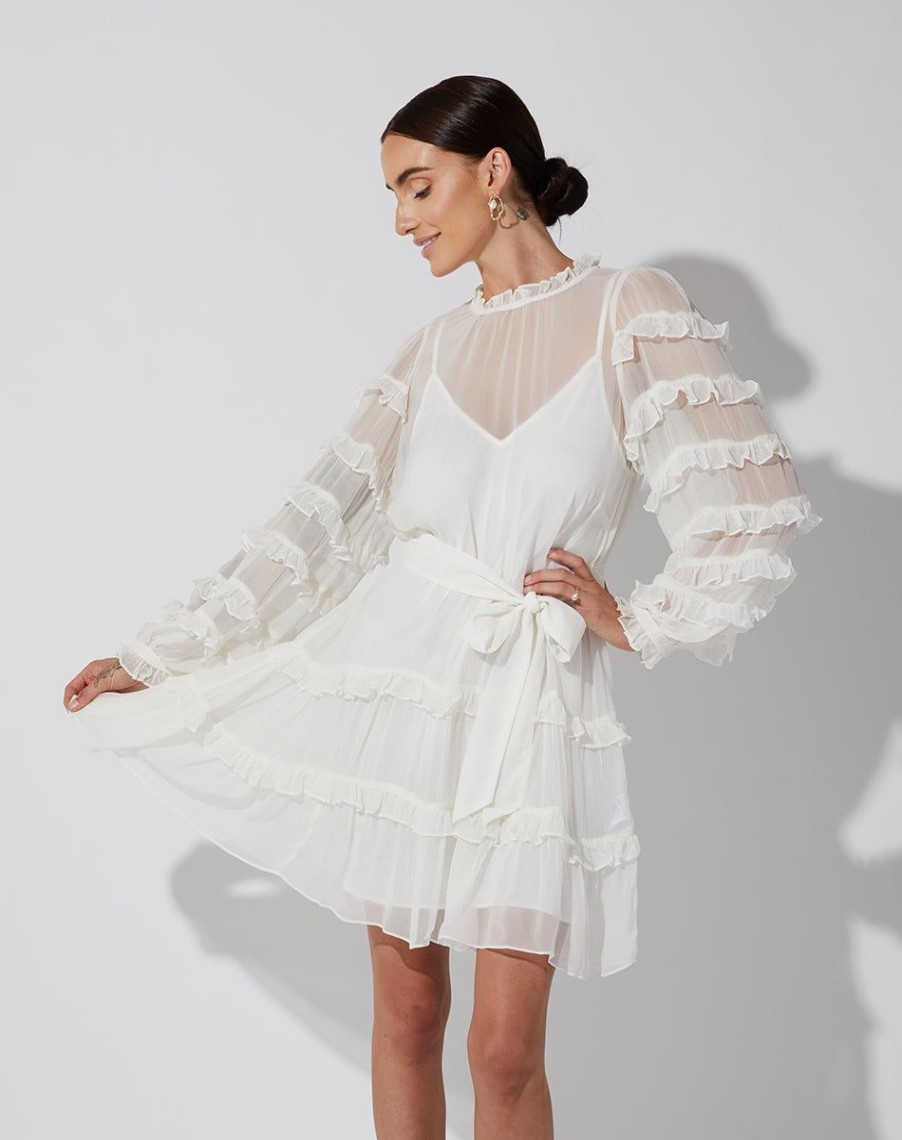 Hot Cleobella Lacey Mini Dress | Ivory