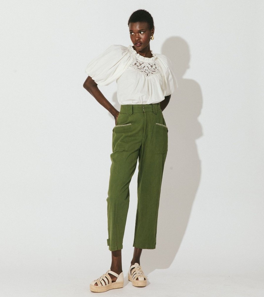 Online Cleobella Wyatt Pant | Cyprus Green