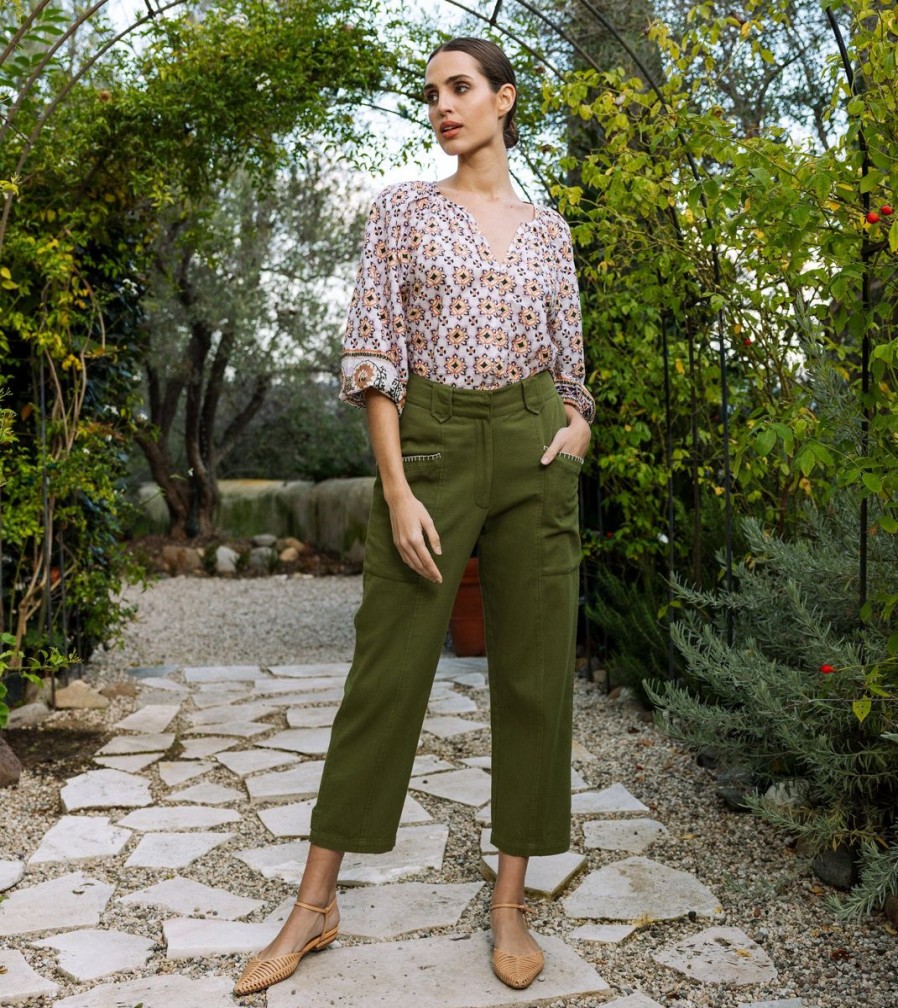 Online Cleobella Wyatt Pant | Cyprus Green