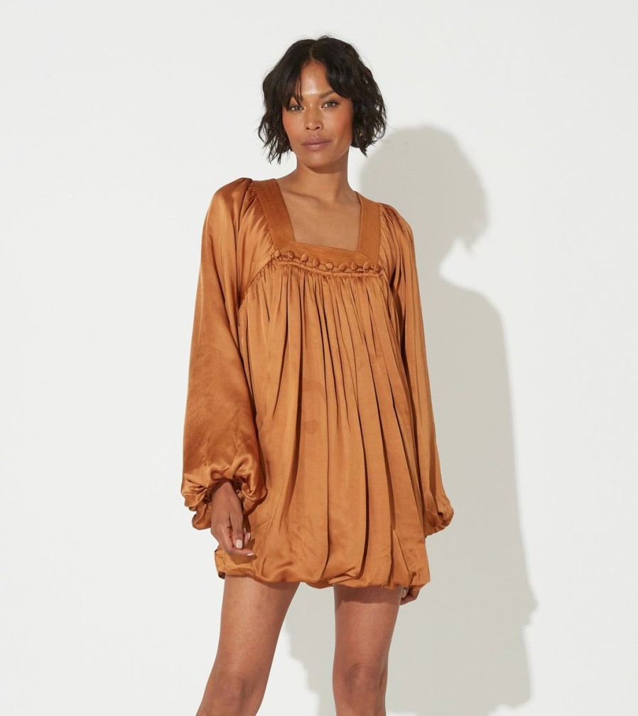 Clearance Cleobella Solene Mini Dress | Bronze