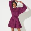 Clearance Cleobella Musette Mini Dress | Aubergine