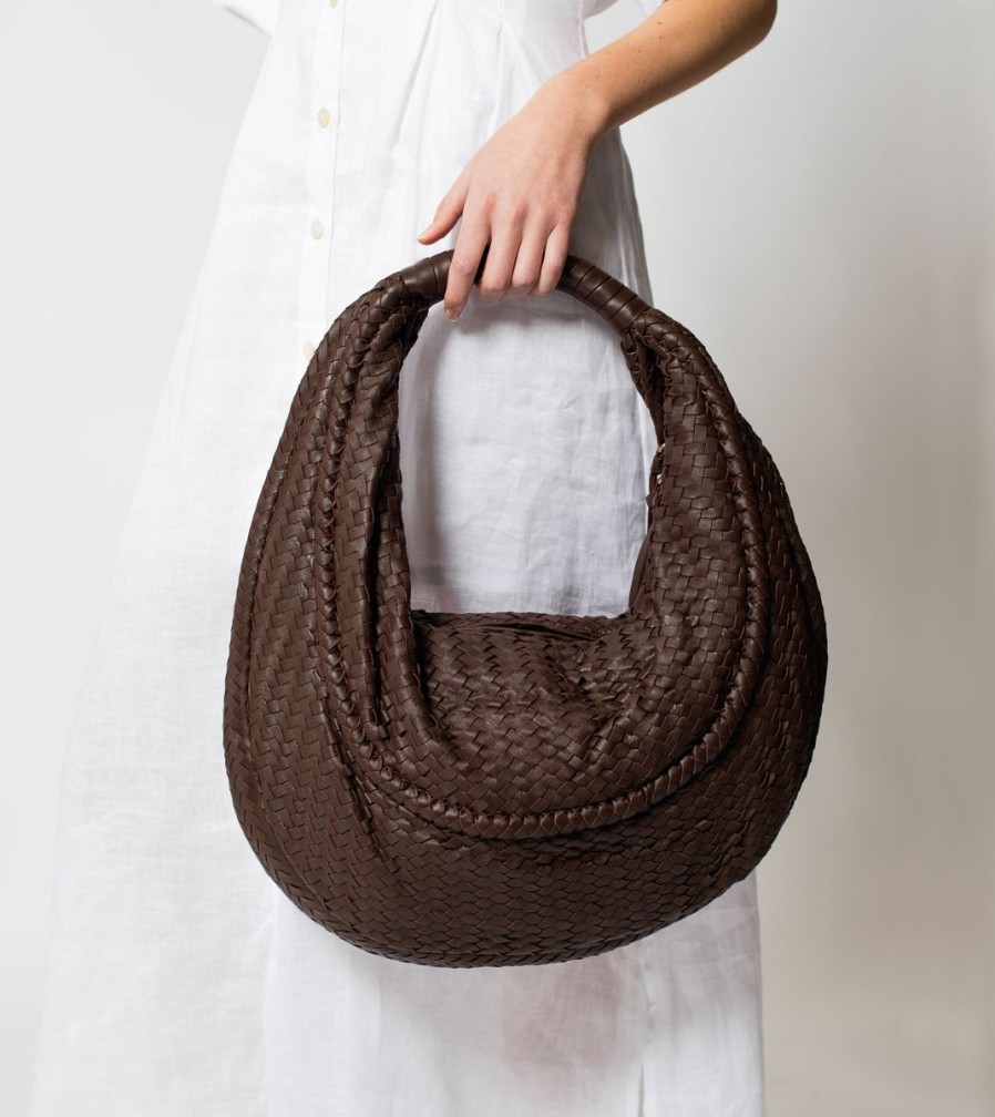 New Cleobella Palena Large Hobo | Chocolate