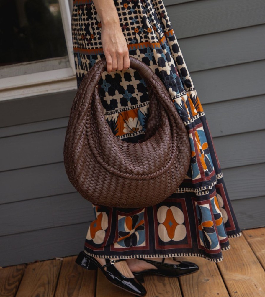 New Cleobella Palena Large Hobo | Chocolate