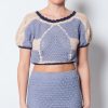 Wholesale Cleobella Portia Crochet Top | Blue Multi