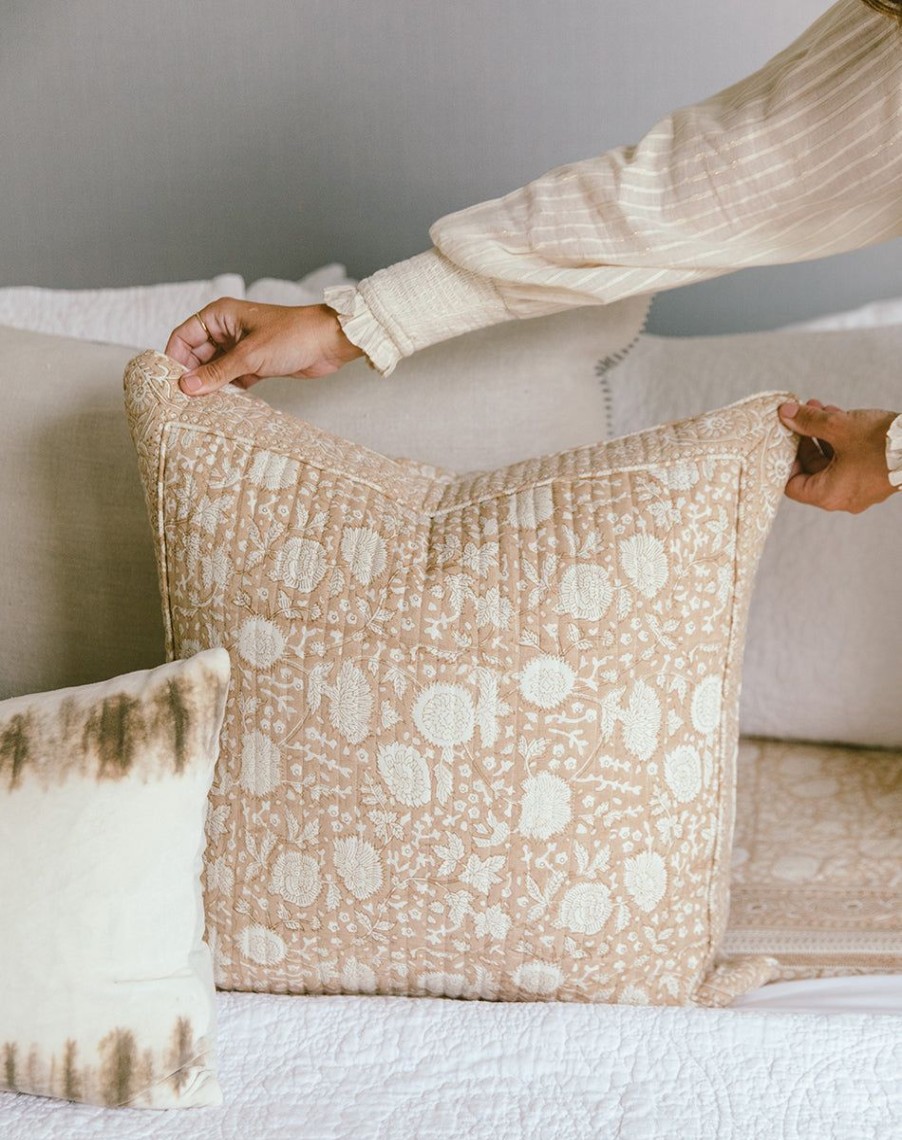 Best Cleobella Block Print Sham Pillow Set | Clemente