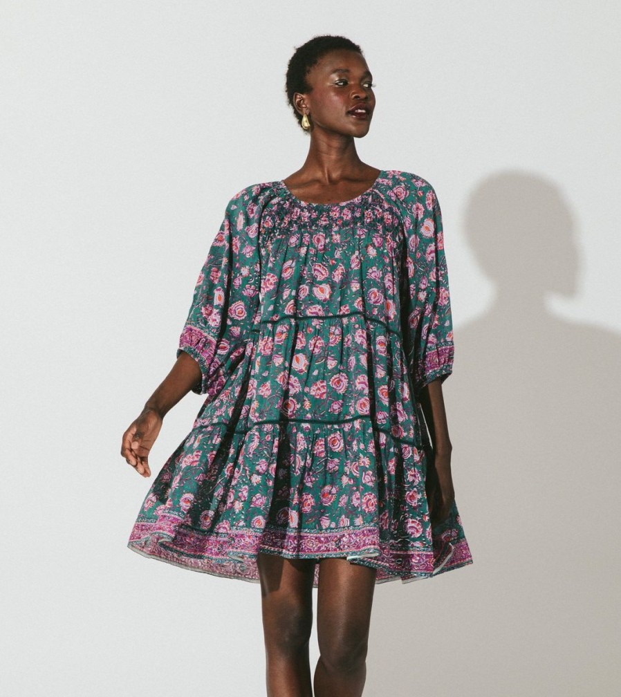 Hot Cleobella Jessa Mini Dress | Jade Floral