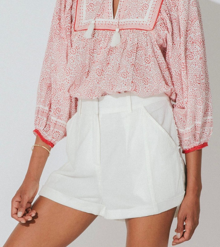 New Cleobella Gabrielle Shorts | White