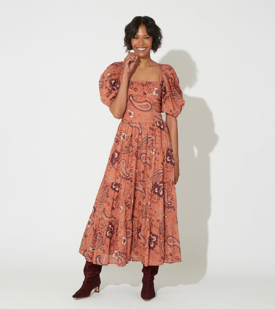 New Cleobella Brielle Midi Dress | Rhode Paisley