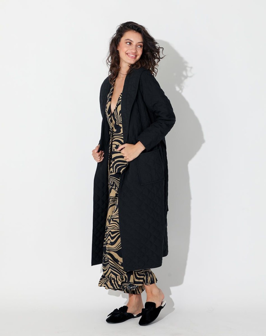 New Cleobella Ruby Robe | Black