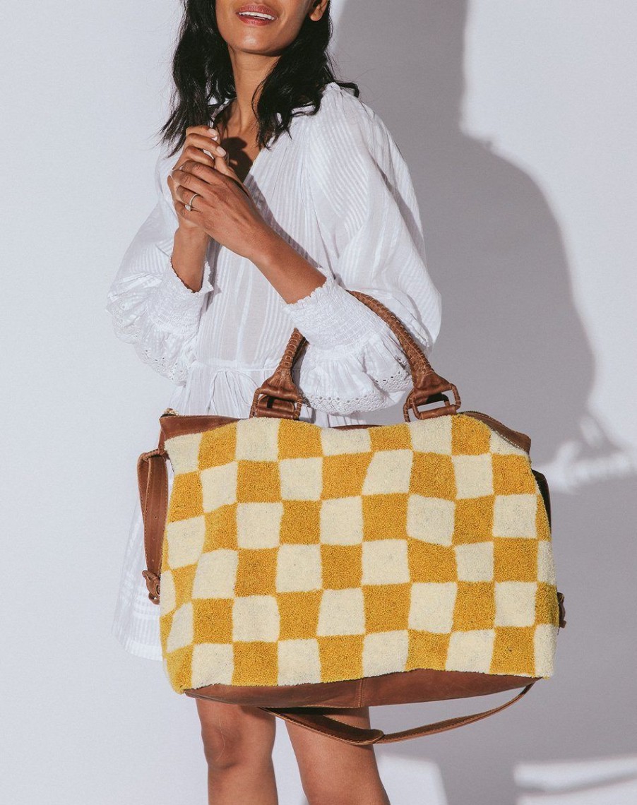 Online Cleobella Weekender | Checkered Honey