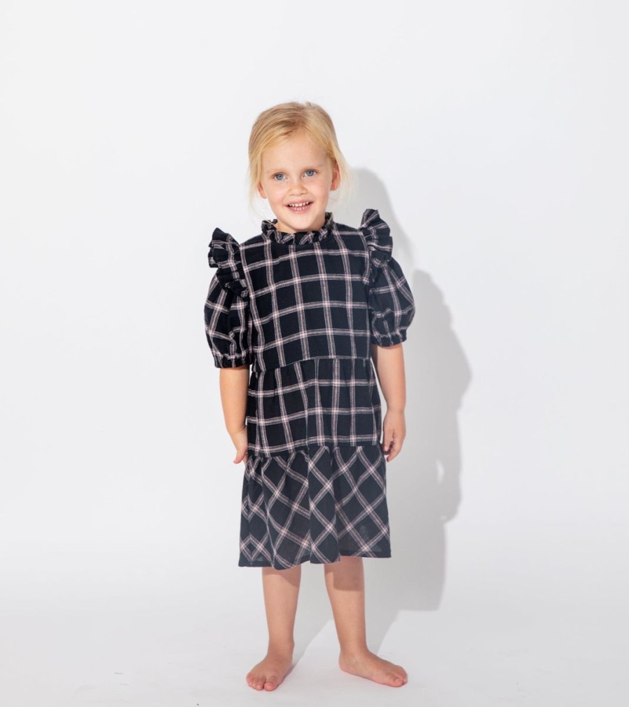 Wholesale Cleobella Littles Lele Holiday Dress | Pali Plaid