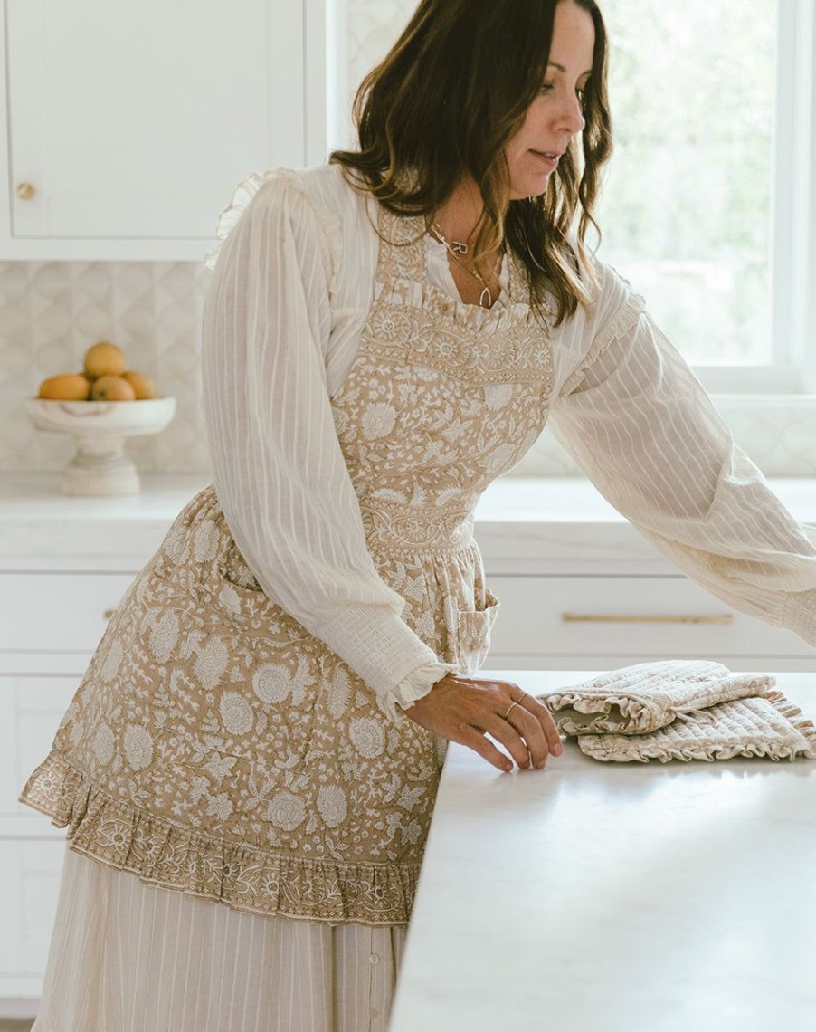 Best Cleobella Block Print Apron | Clemente