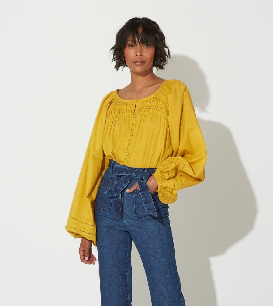 Wholesale Cleobella Nerea Blouse | Citrine