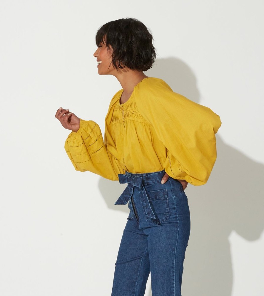 Wholesale Cleobella Nerea Blouse | Citrine