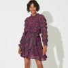 Hot Cleobella Rosalia Mini Dress | Bordeaux Floral