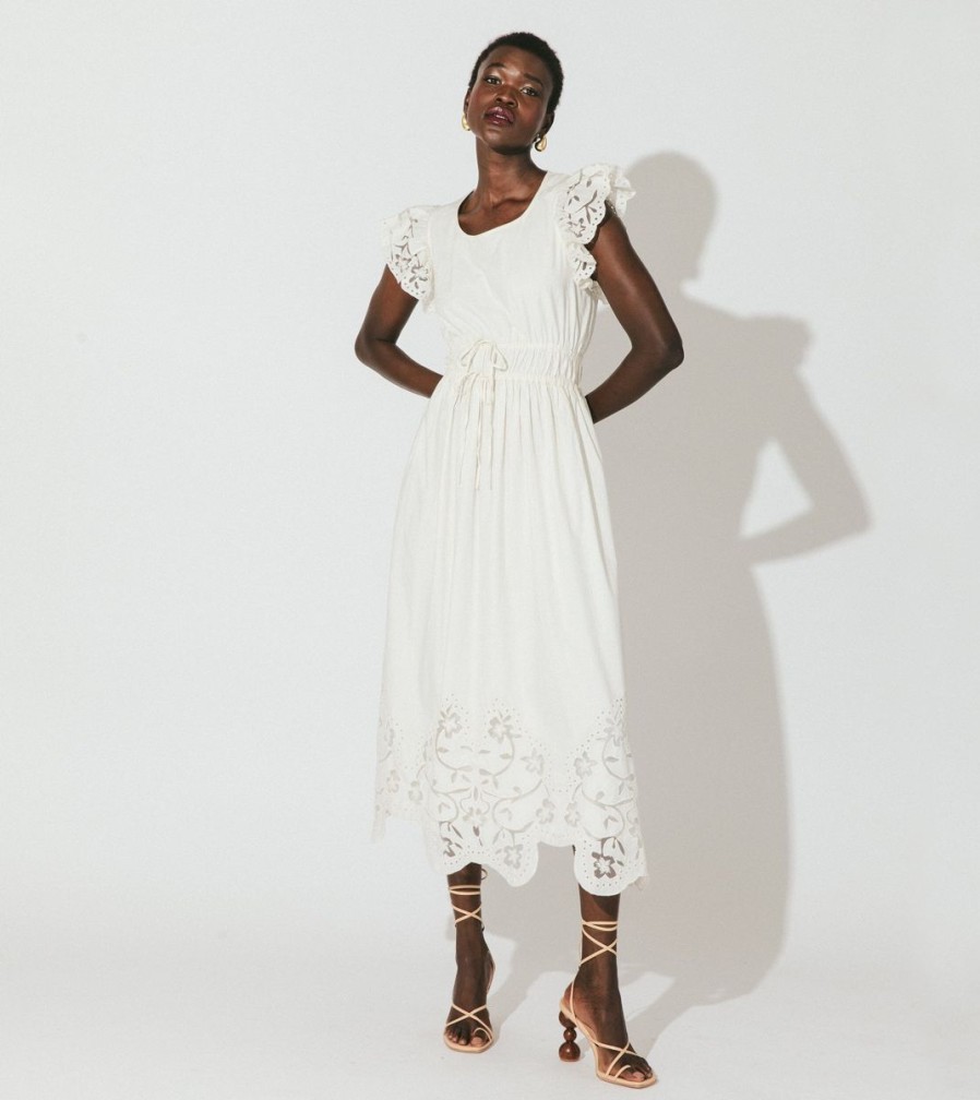 Wholesale Cleobella Allegra Midi Dress | Ivory