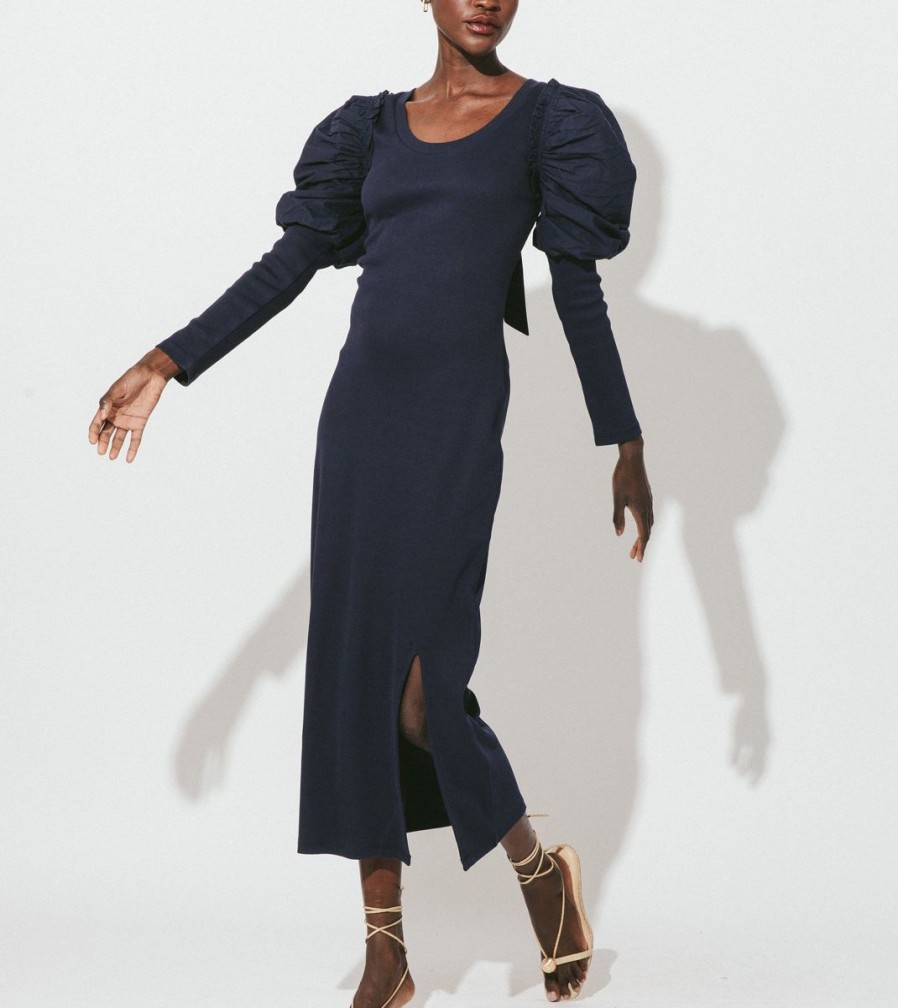 New Cleobella Sandra Midi Dress | Navy