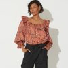 Best Cleobella Neve Blouse | Rhode Paisley