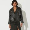 Best Cleobella Maeve Leather Jacket | Black