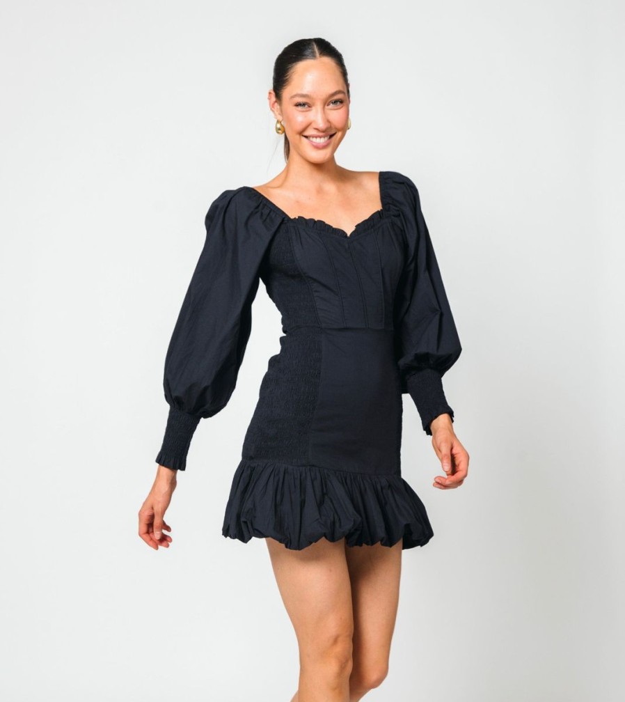 Best Cleobella Royce Mini Dress | Black