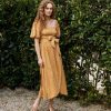 Hot Cleobella Seraphina Midi Dress | Wheat