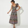 Clearance Cleobella Solana Midi Dress | Mosaic Ikat