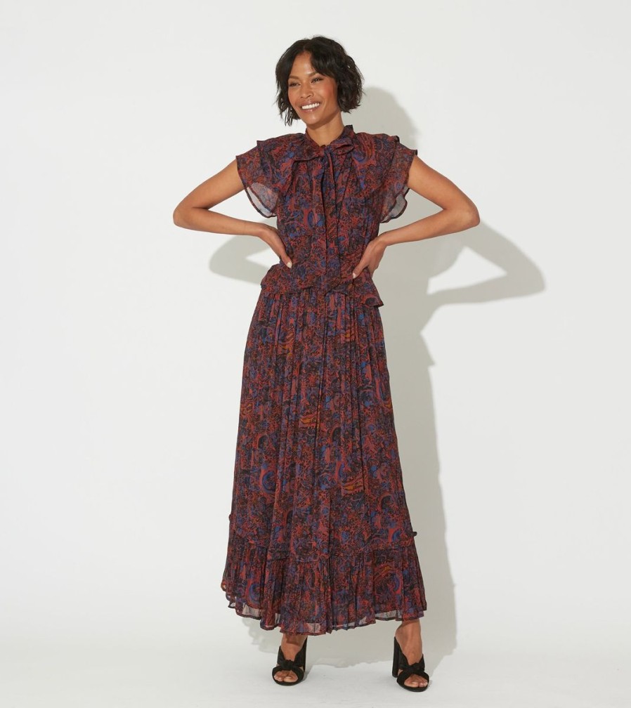 Clearance Cleobella Nicolette Ankle Dress | Retrograde Paisley