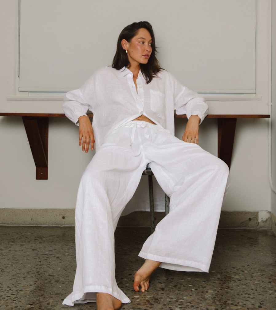 New Cleobella Lovina Pant | Ivory