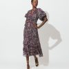 Best Cleobella Callista Midi Dress | Caymen Paisley Purple