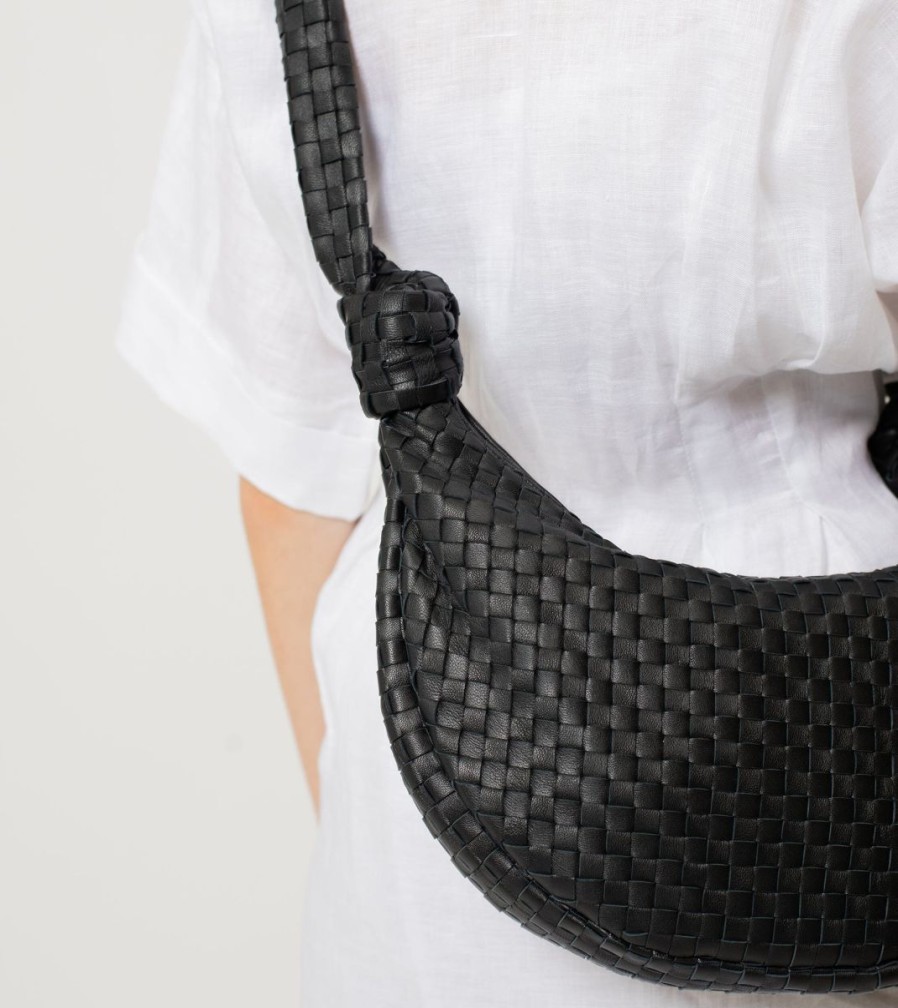 Best Cleobella Dalary Woven Hobo Bag | Black